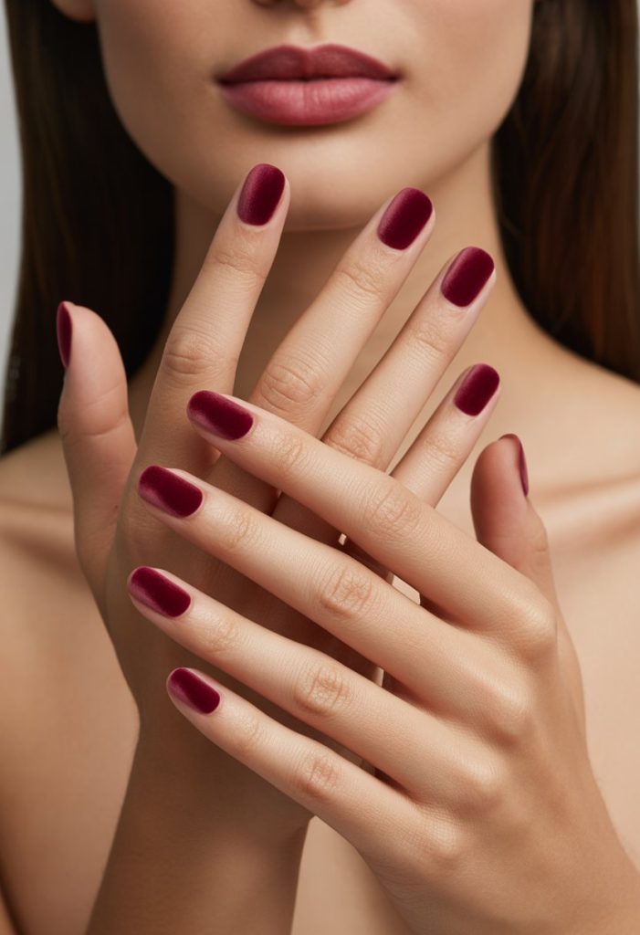 Burgundy Velvet Texture