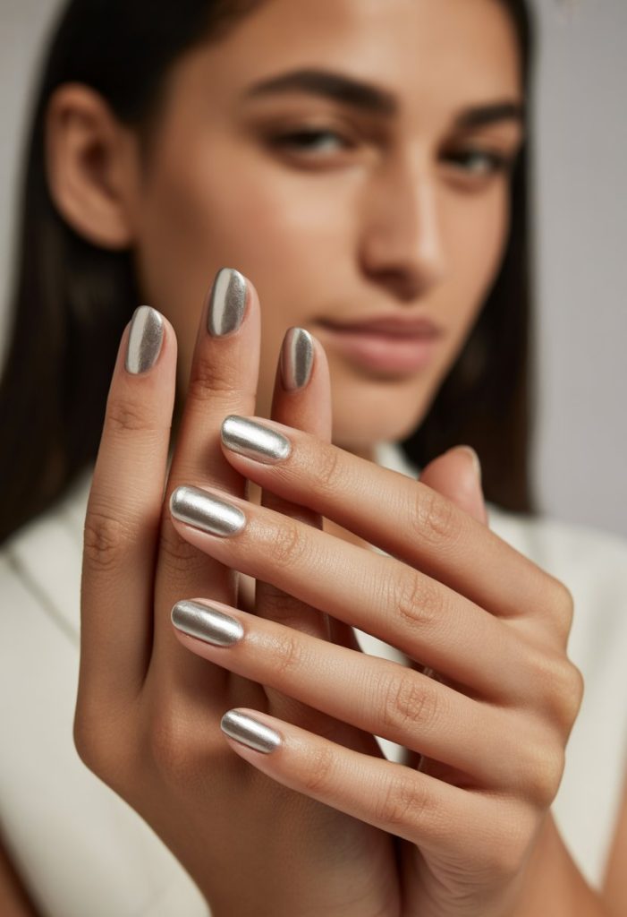 Metallic Silver