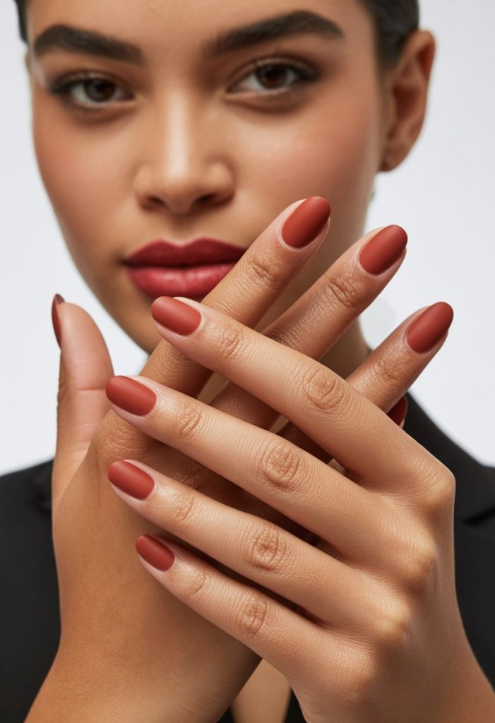 Rust Red with Matte Top Coat