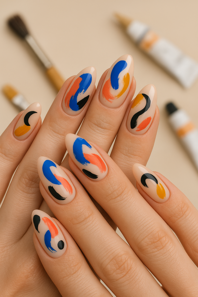 Abstract Art Nails
