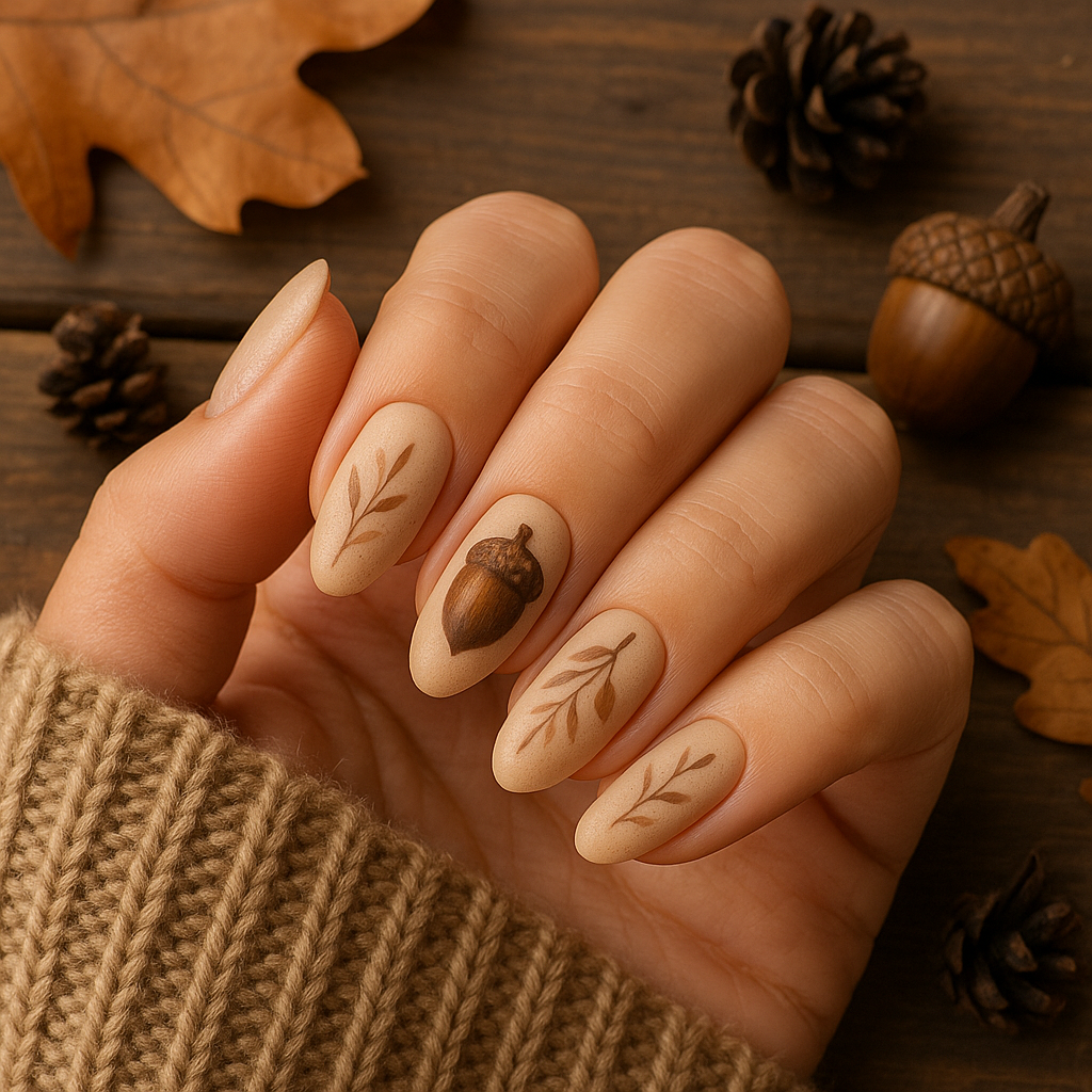 Acorn and Pinecone Art