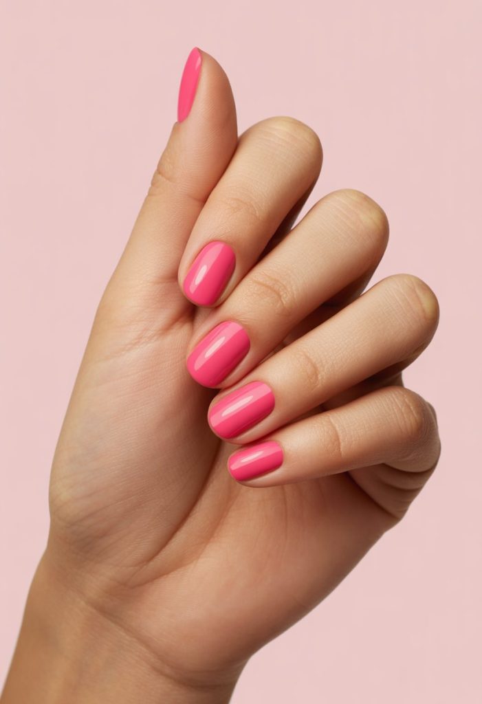Barbiecore Pink Nail