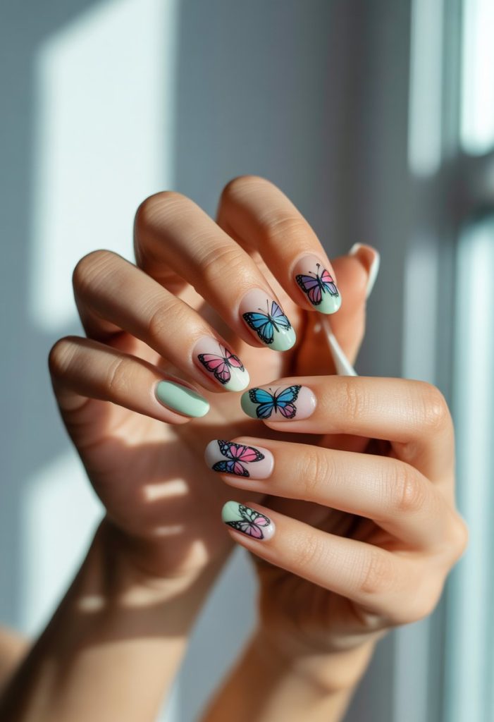 Butterfly Nail Decals