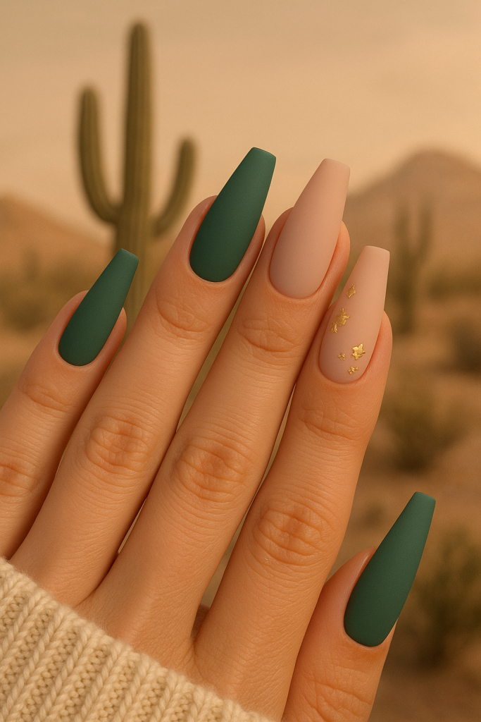 Cactus Green with Nude