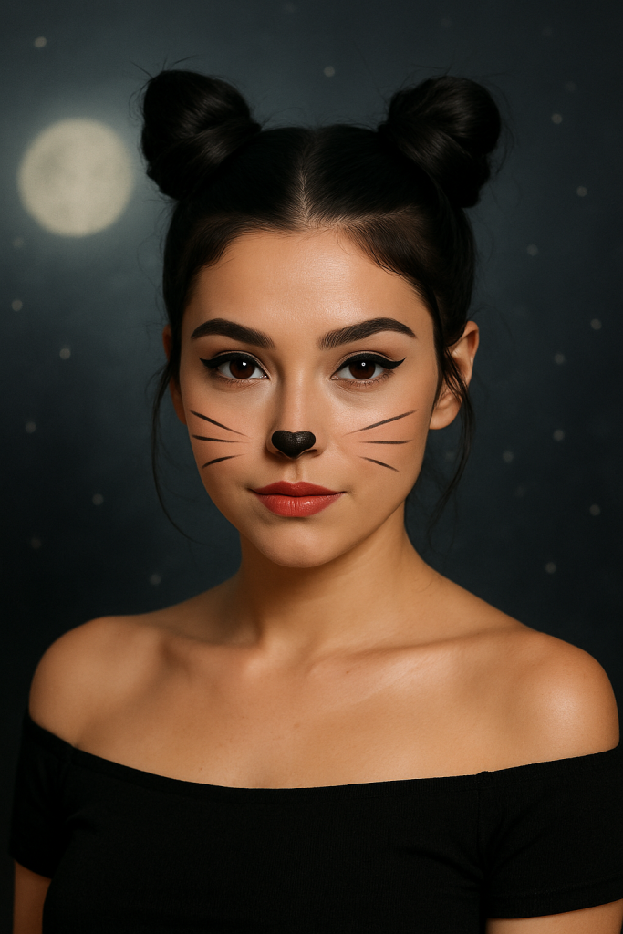 Cat Ears Hair Buns
