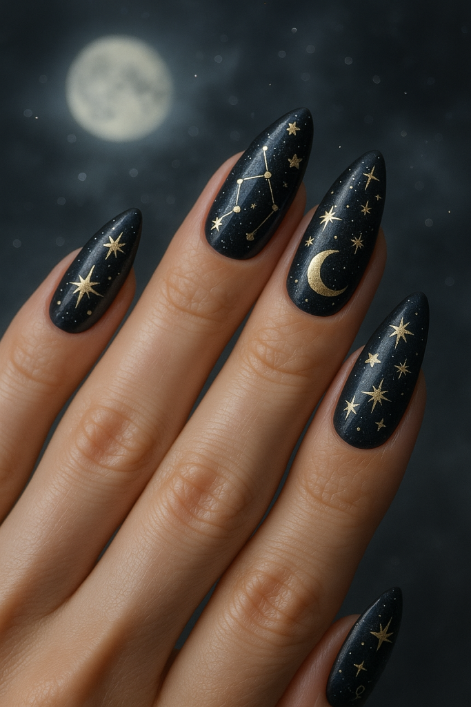 Celestial Witch Nails