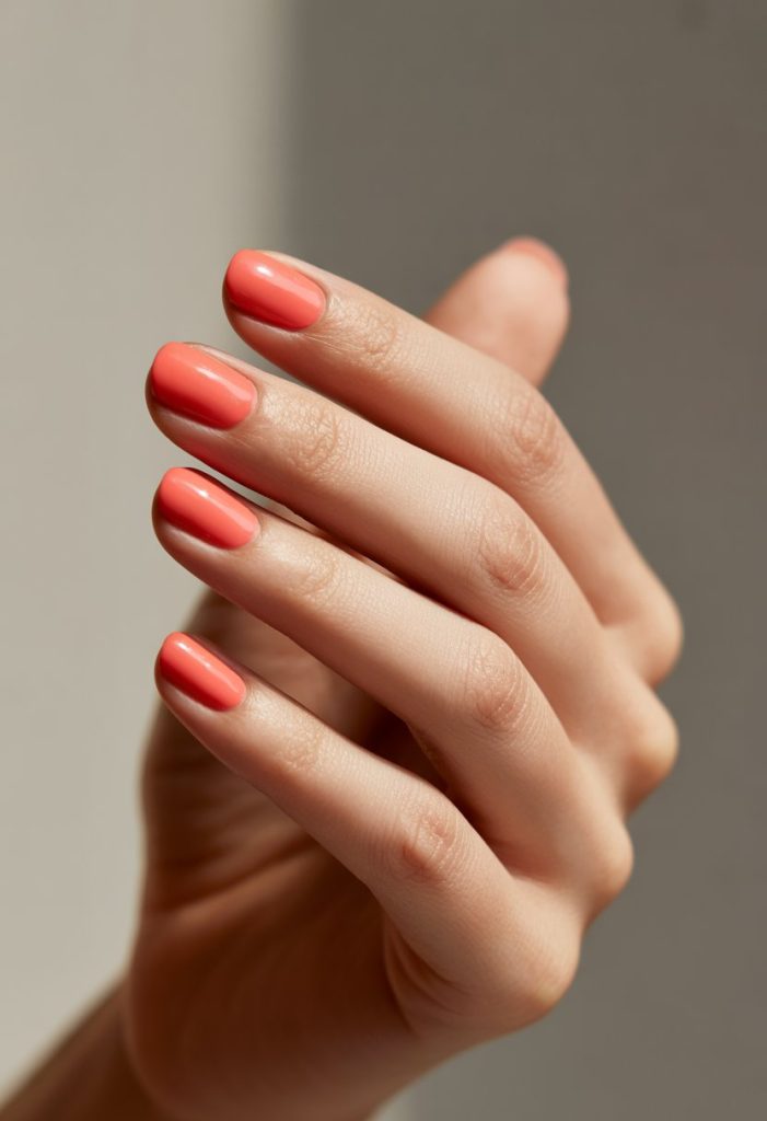 Coral Crush Nail