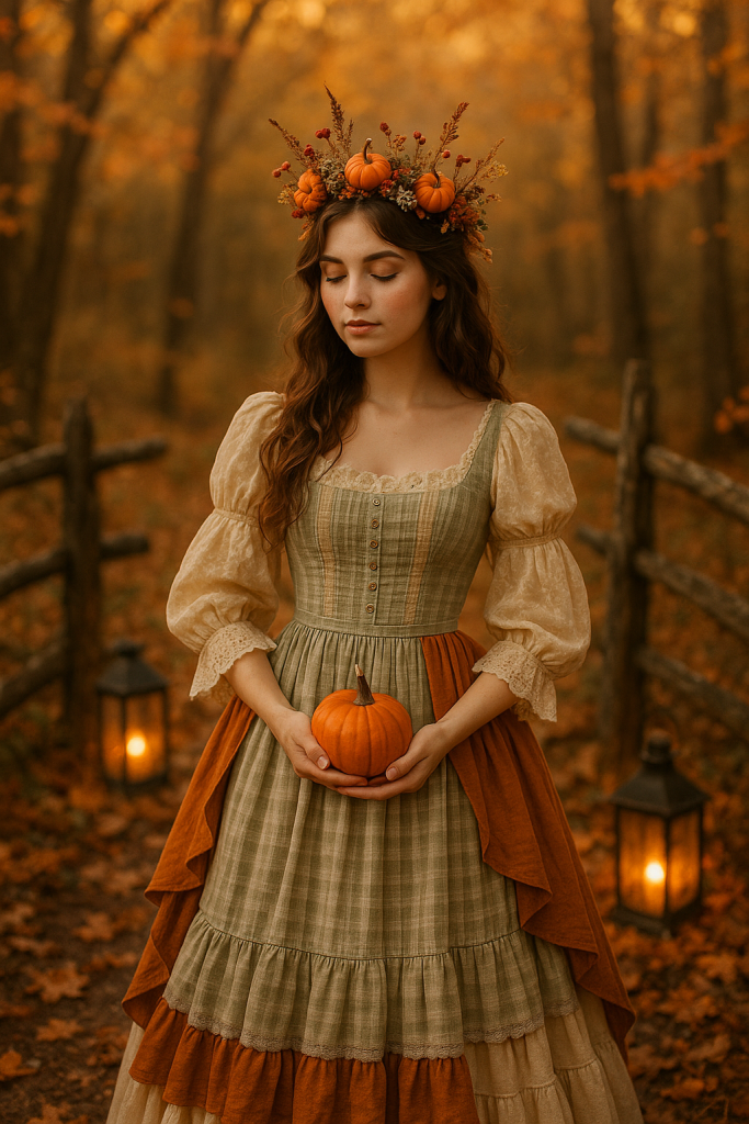 Cottagecore Pumpkin Princess