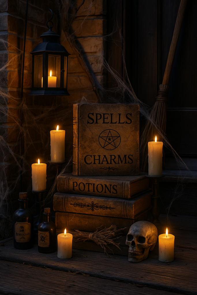 DIY Spell Book Display