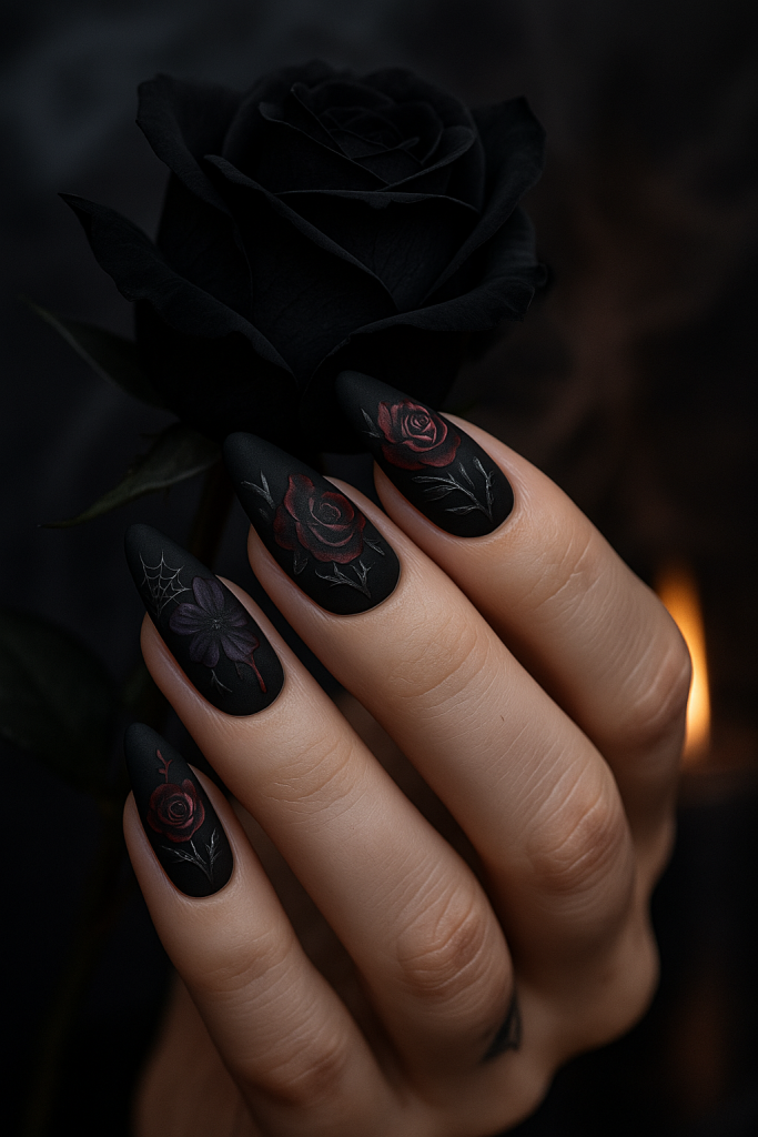 Dark Floral with Thorns