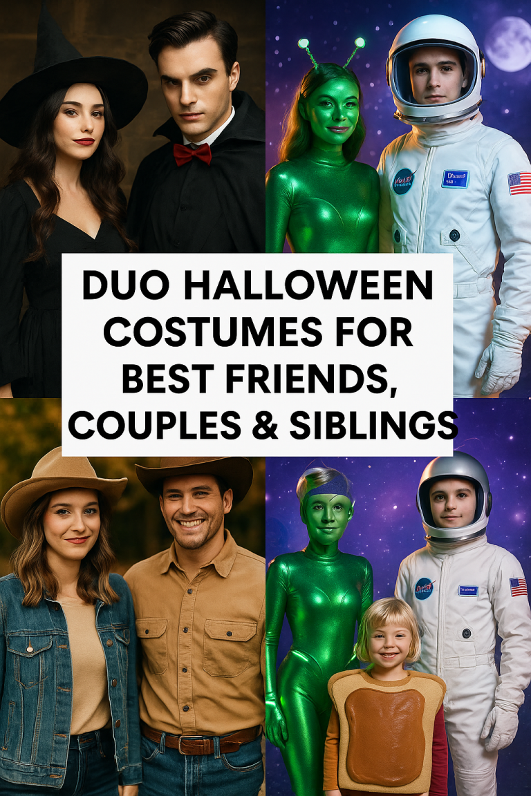 Duo Halloween Costumes for Best Friends, Couples & Siblings