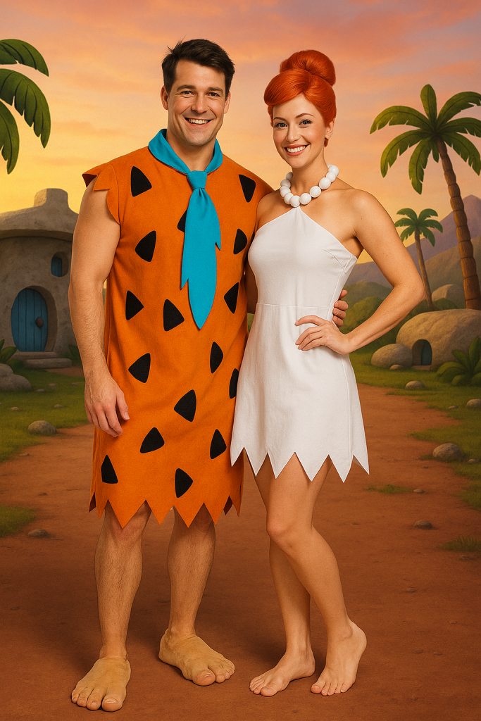 Fred and Wilma Flintstone