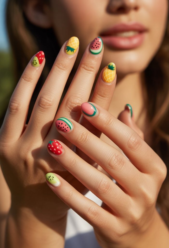 Fruity Decals Nail