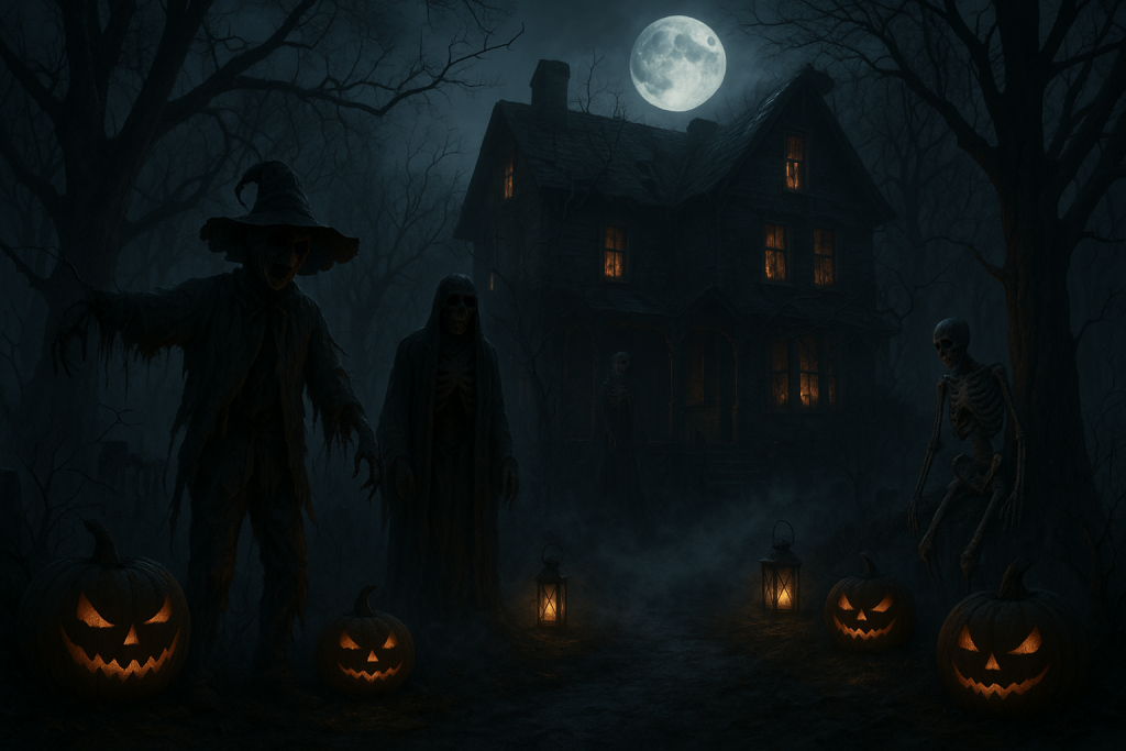 Full-Scale Haunted Scene
