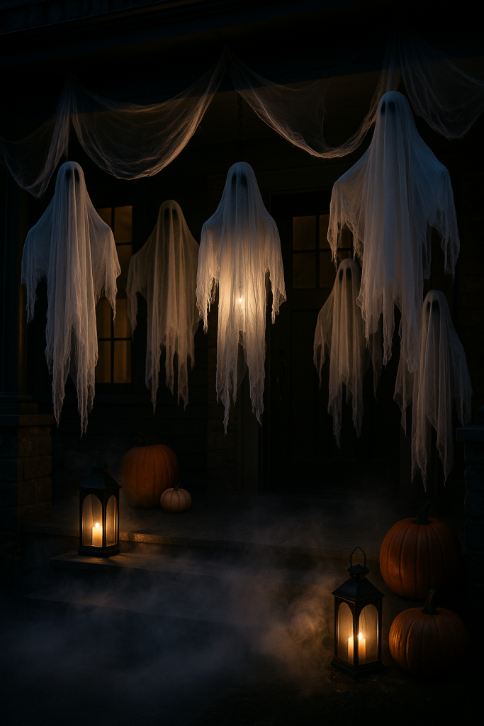 Ghostly Draped Fabric