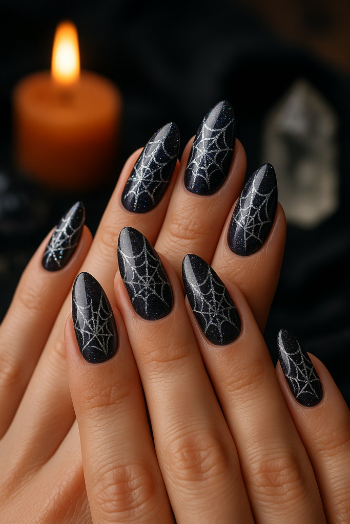 Glittery Webs
