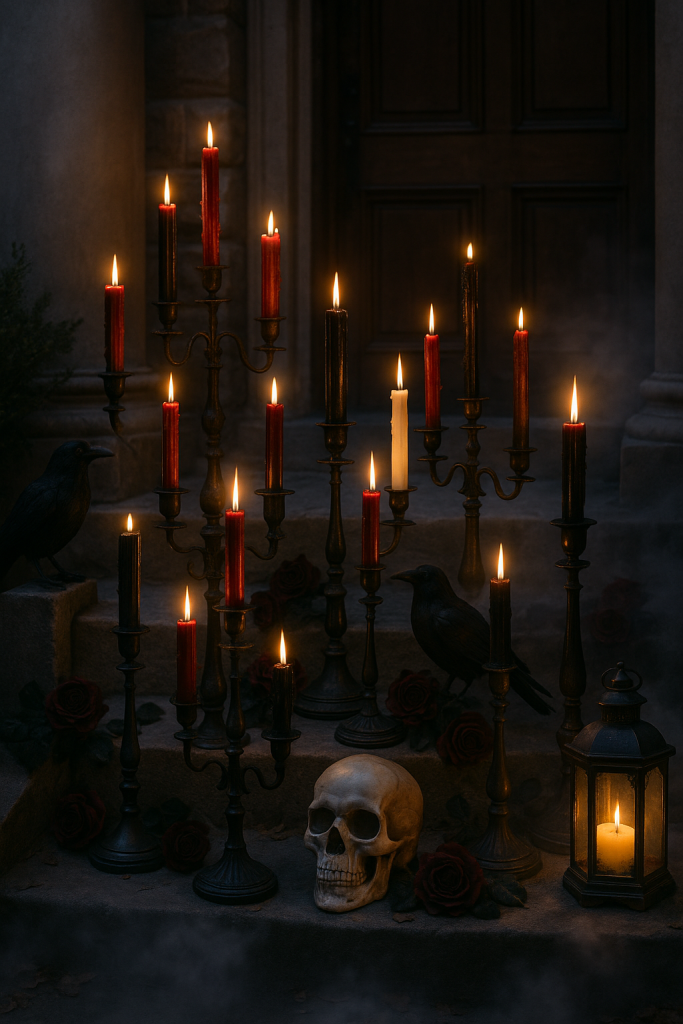 Gothic Candle Display