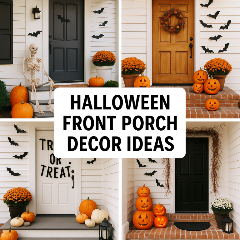 Halloween Front Porch Decor Ideas
