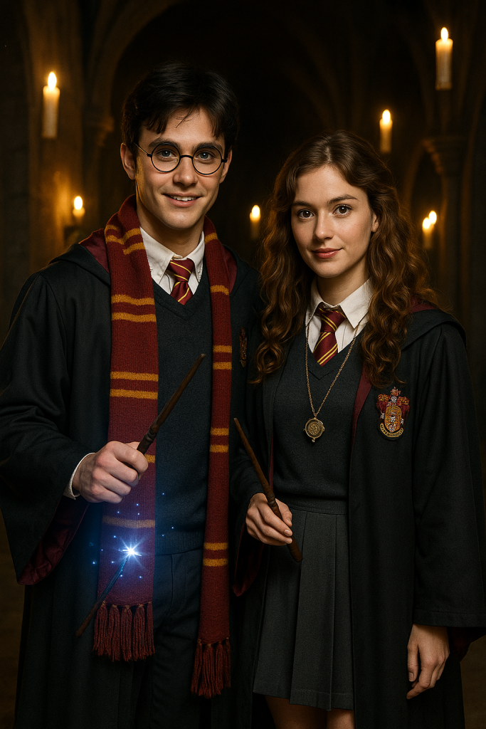 Harry Potter and Hermione Granger
