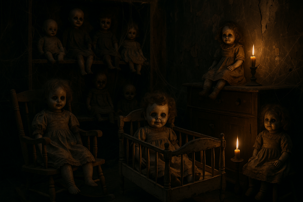 Haunted Doll Display