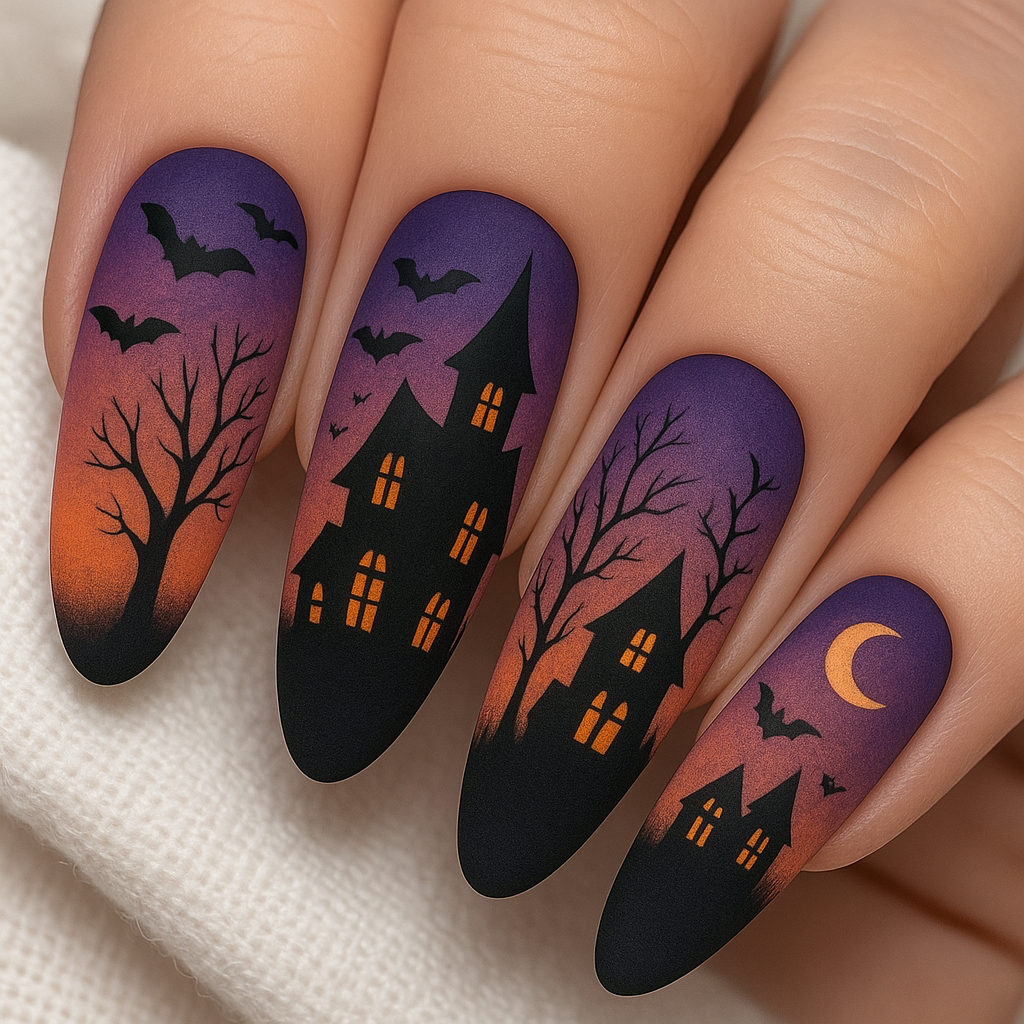 Haunted House Silhouette
