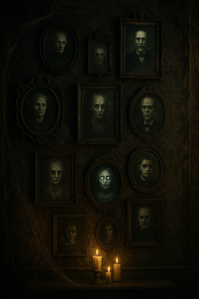 Haunted Portrait Wall