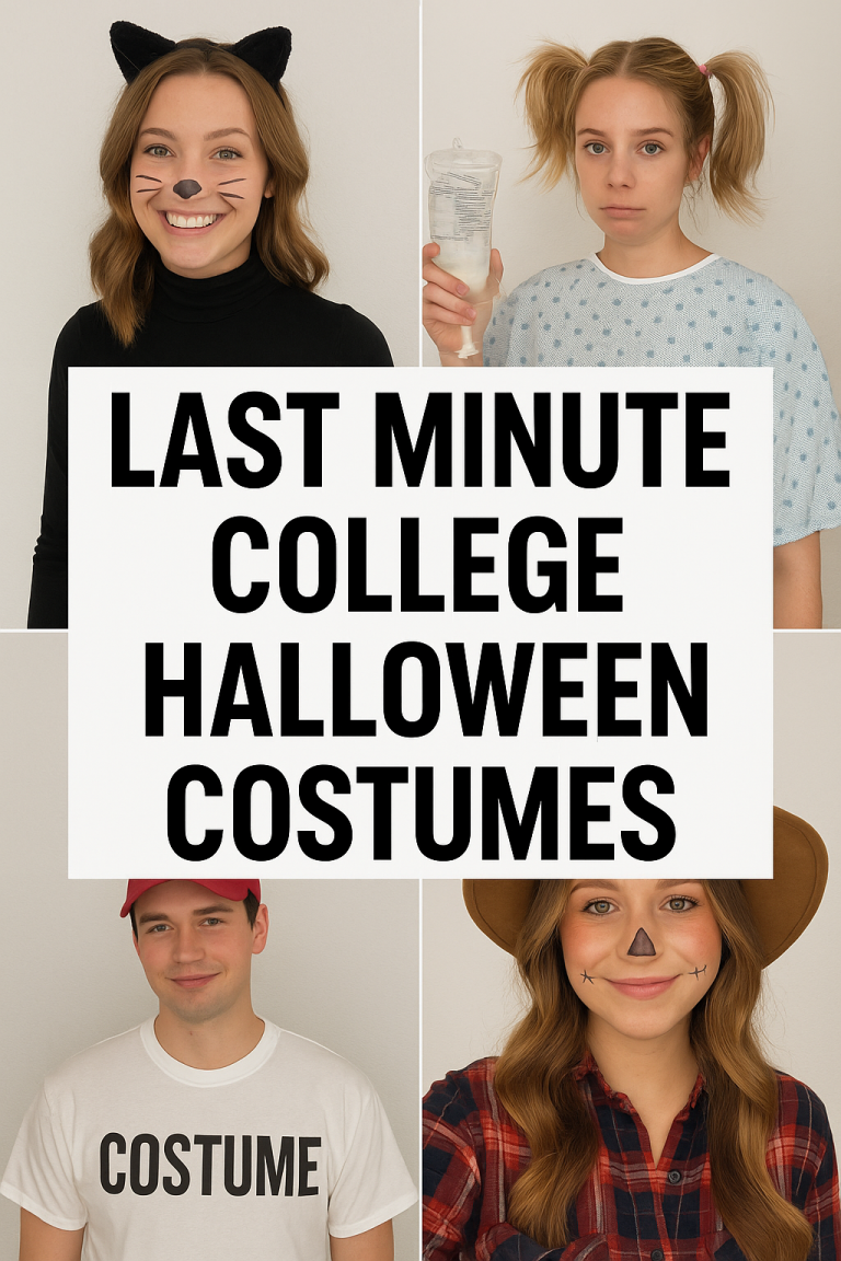 Last Minute College Halloween Costumes