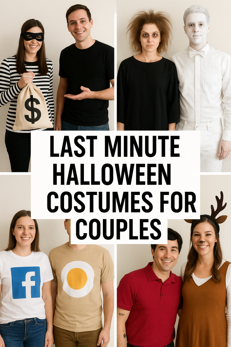 Last Minute Halloween Costumes for Couples