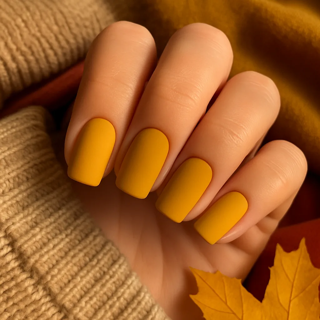 Matte Mustard Yellow