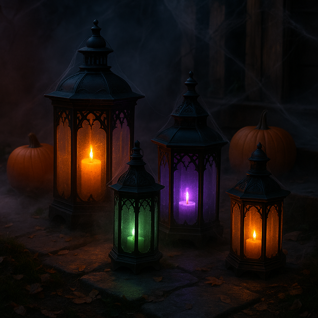 Moody Halloween Lanterns