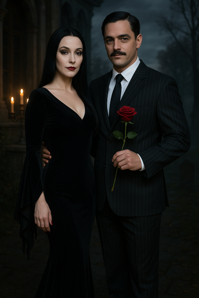 Morticia and Gomez Addams