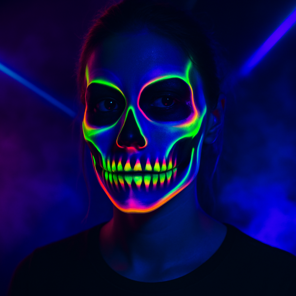 Neon Skull