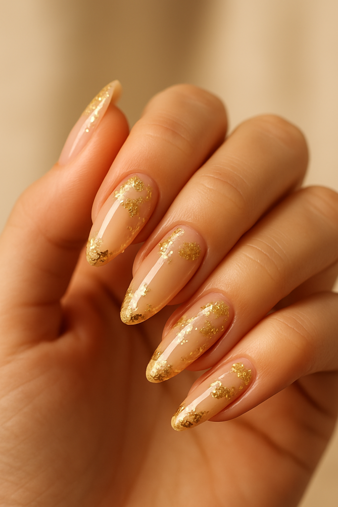 Nude with Gold Foil