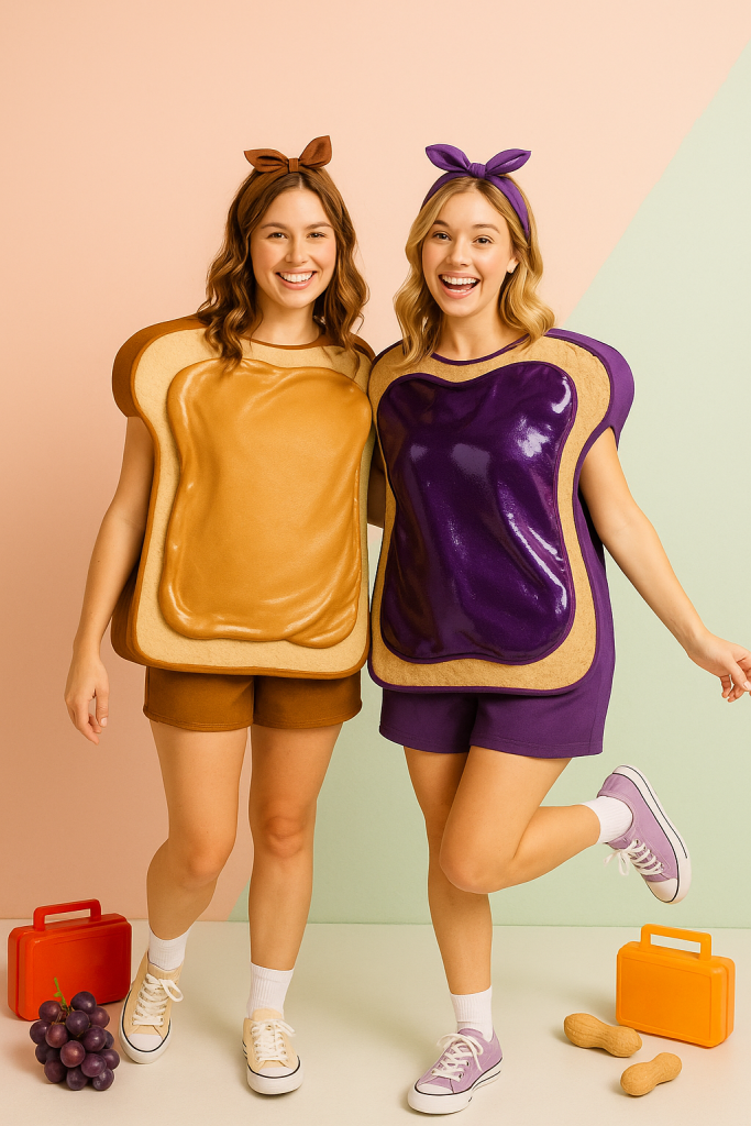 Duo Costume: Peanut Butter & Jelly