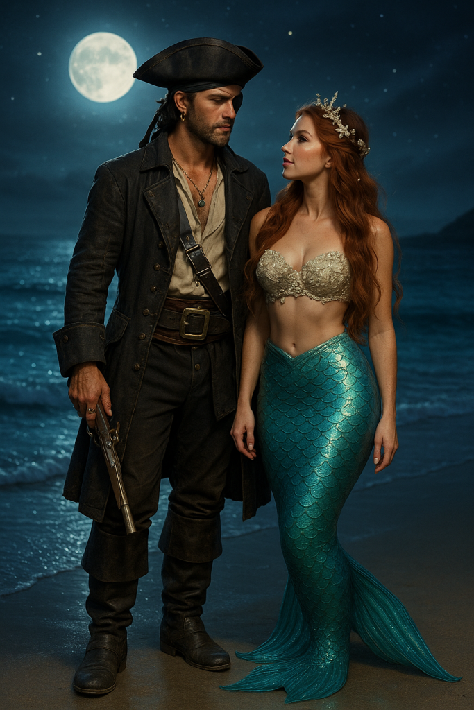 Pirate and Mermaid