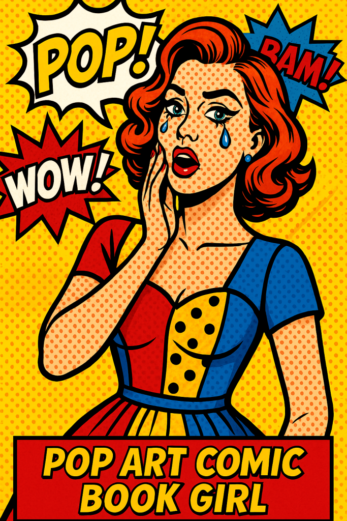 Pop Art Comic Book Girl
