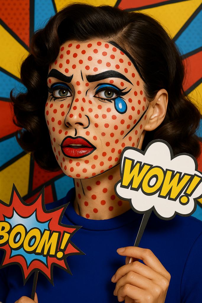Pop Art Comic Character
