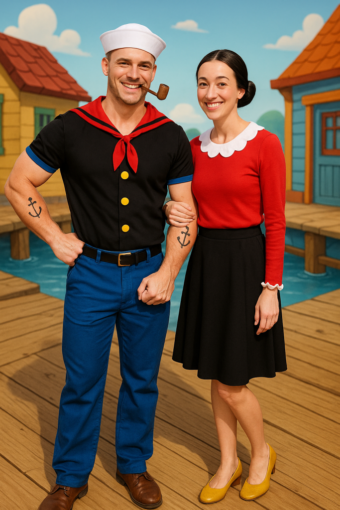 Popeye and Olive Oyl