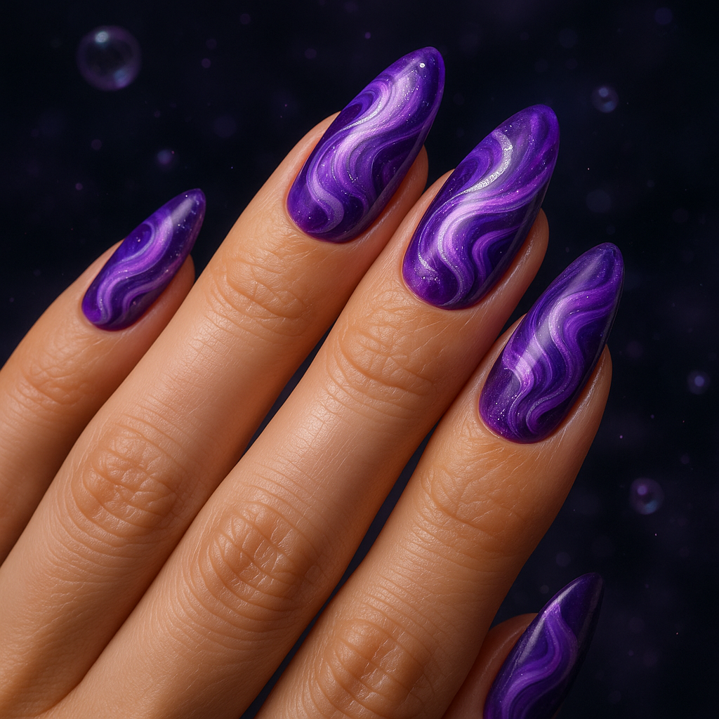Purple Potion Swirls