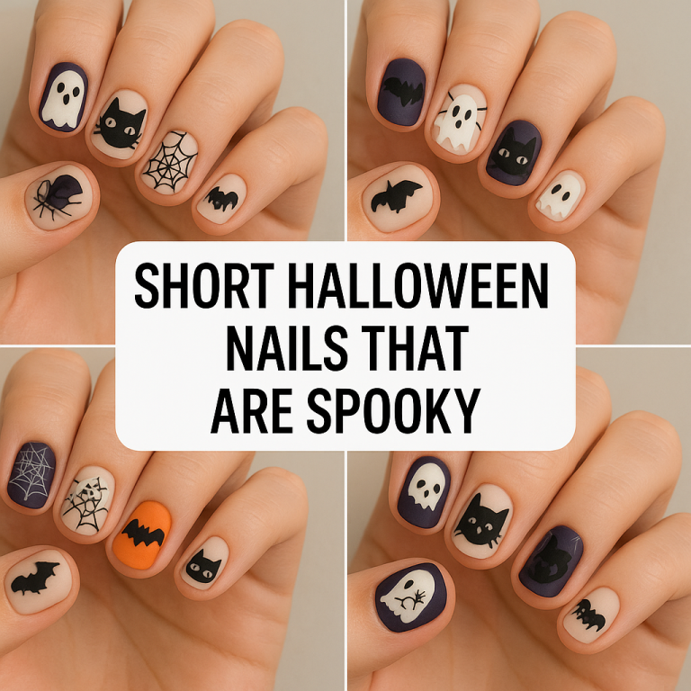 Short Halloween Nails That Are Spooky