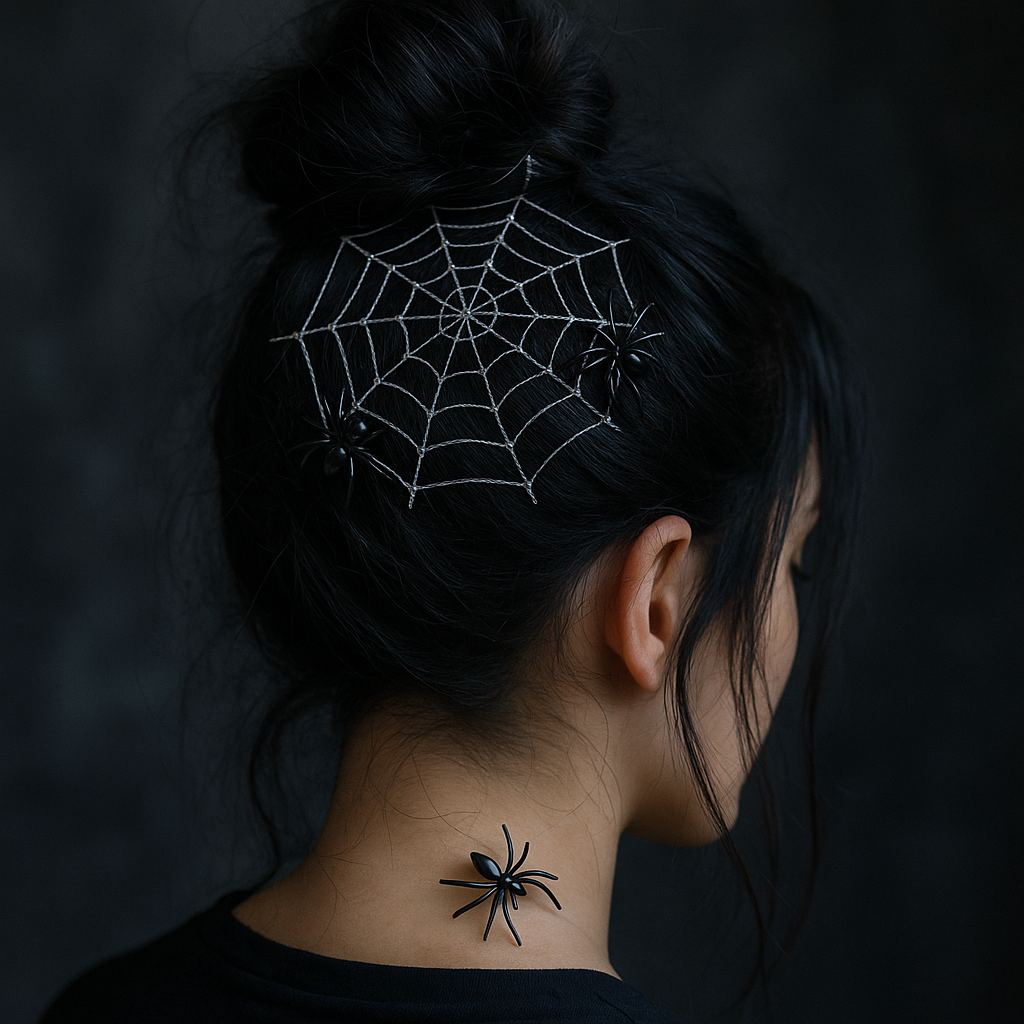 Spider Web Bun
