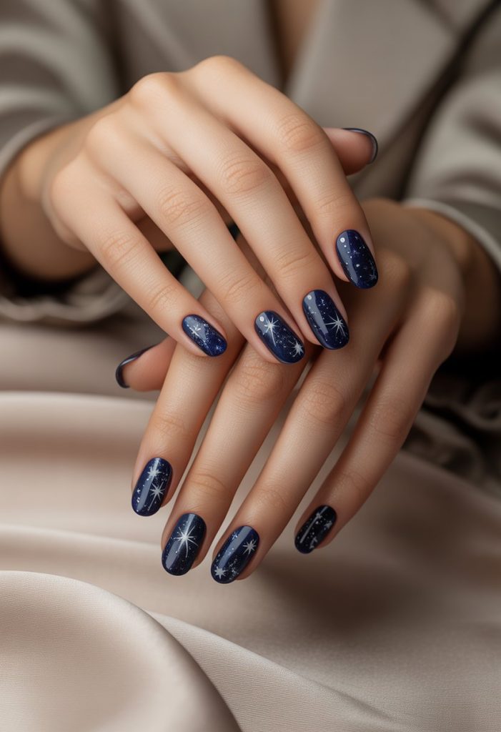 Starry Night Nails