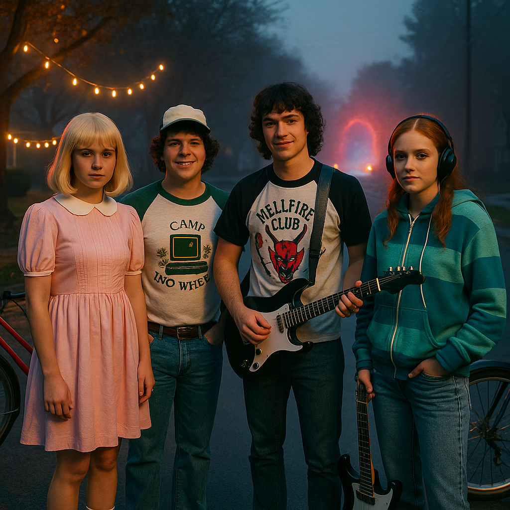 Stranger Things Group Ensemble