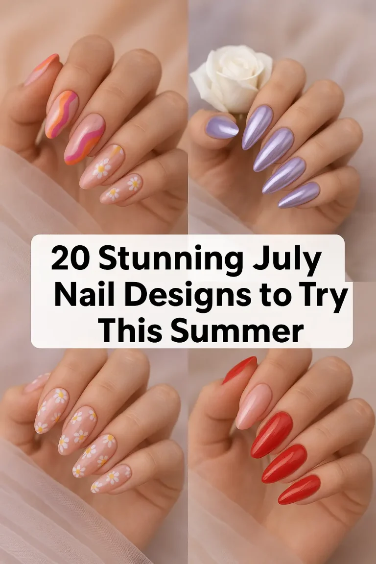 Stunning July Nail Designs to Try This Summer