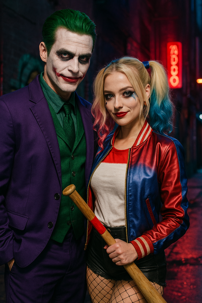 The Joker and Harley Quinn