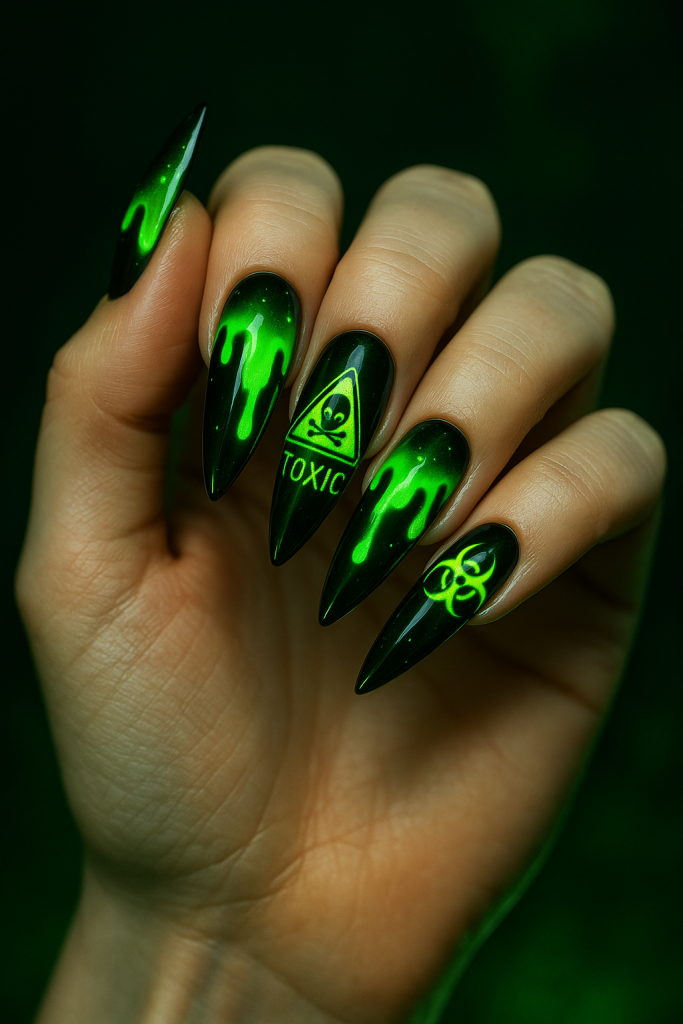 Toxic Slime Nails