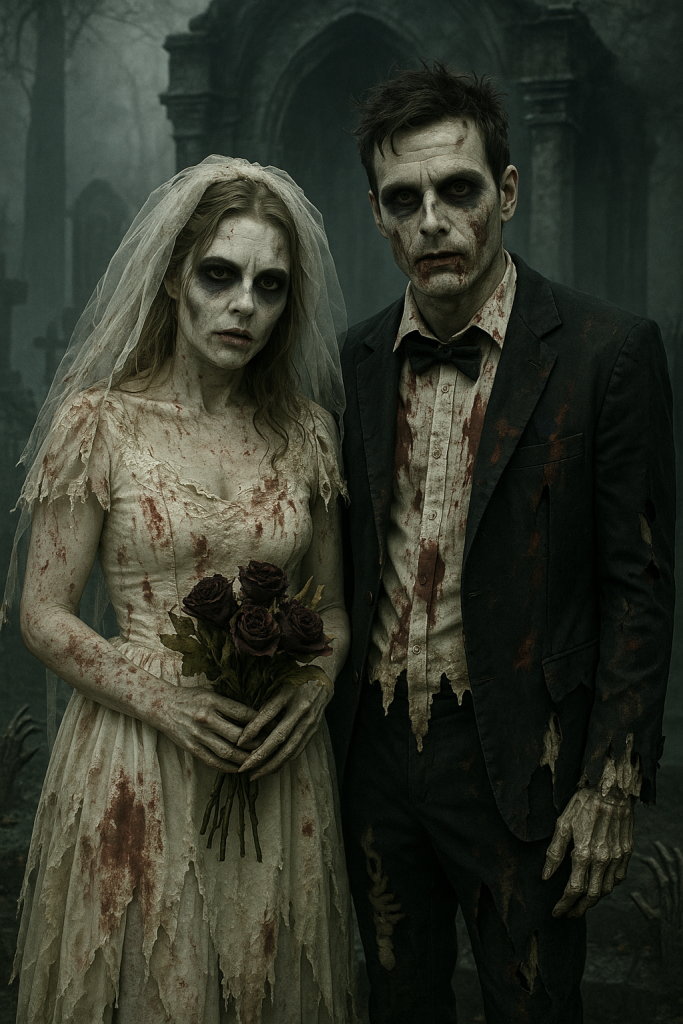 Zombie Bride and Groom