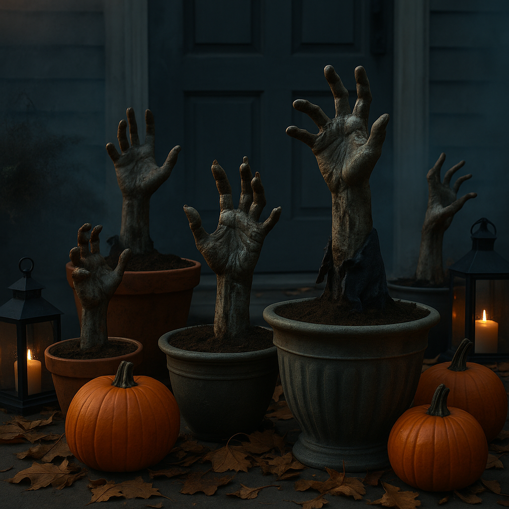 Zombie Hands in Planters