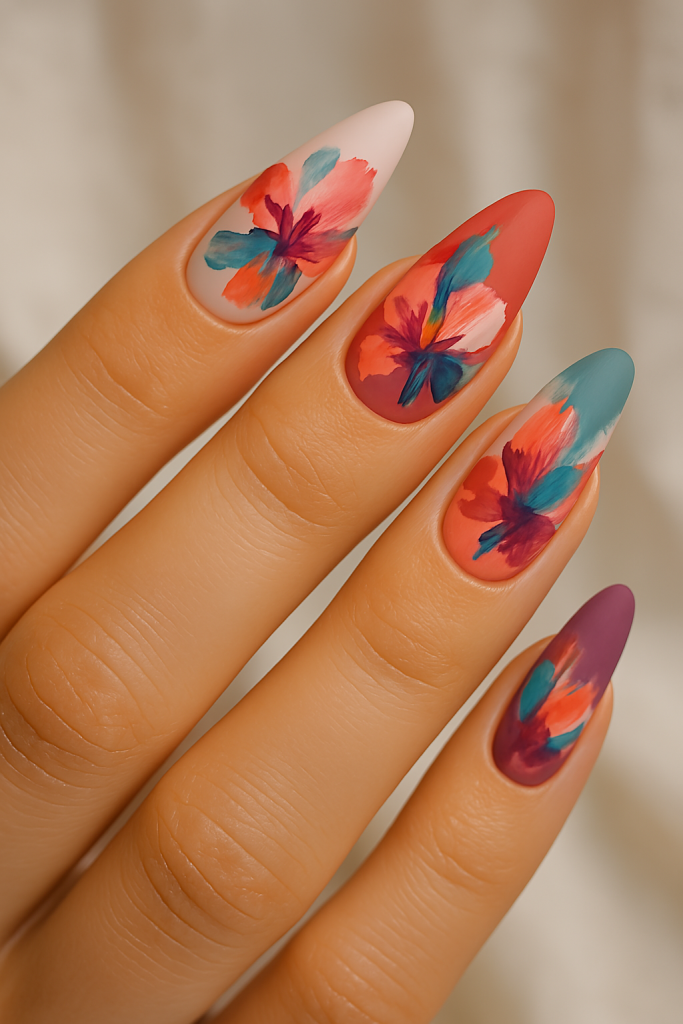 Abstract Hibiscus Mix 🎨