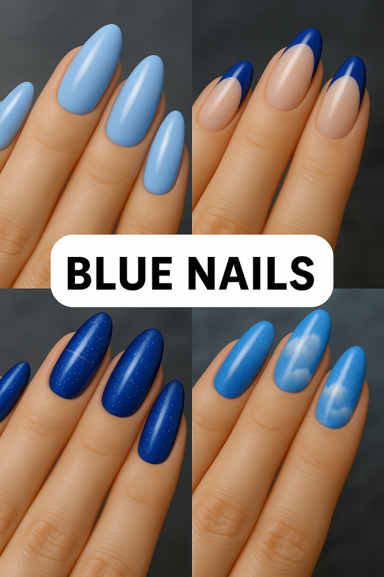 Blue Nails